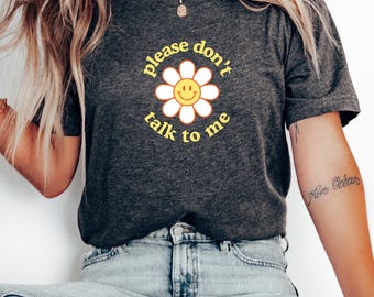 Camiseta Introvertida: Por favor, no me hables - Camiseta unisex