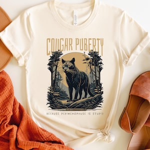 WDNC Club Shirt Cougar Puberty Shirt For Menopause Gift Perimenopause Shirt For Women Over 50 Birthday Shirt