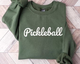 Moletom fofo de pickleball, presente para jogador de pickleball, camiseta de pickleball, roupa de pickleball, presente para instrutor de pickleball