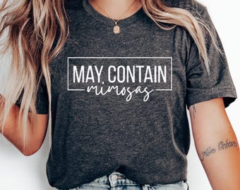 Camiseta de brunch con mimosa: camiseta para despedida de soltera del Día de la Madre
