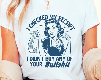 Retro Housewife Graphic Tee: Sarcastic Humor, Unisex Jersey Top