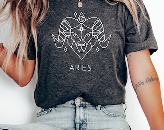 T-shirt Ram Zodiac: T-shirt astrologie