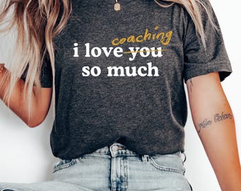 Ich liebe Coaching T-Shirt: Unisex Coach Geschenk