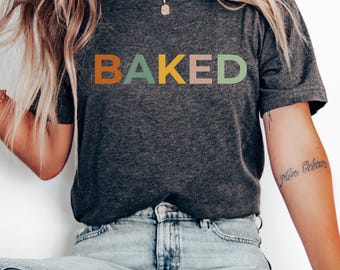 Baked Graphic T-Shirt: Unisex Soft Cotton Tee
