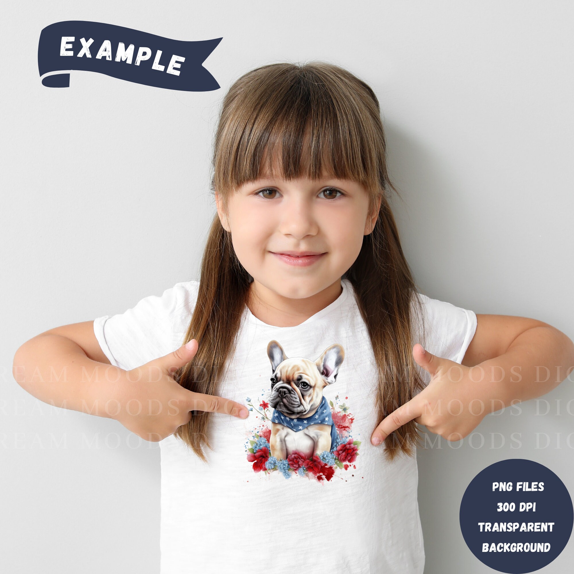 Instant Download French Bull Dog Dog Portrait French Etsy