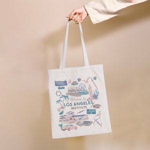 Angeles Institute tote bag, Shadowhunters inspired, Cazadores de sombras, bolsa Instituto Los Angeles