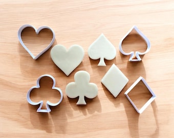 Playing Card Cookie Cutter Set: Poker Party Baking Tools