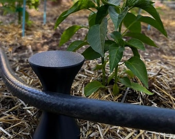 Geleiderail tuinslang | Voorkomt knikken, beschermt planten | Tuinbesproeiingsaccessoire (4 stuks)