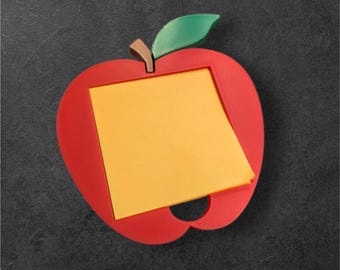 Apple Sticky Note Holder • Teacher Desk Decor