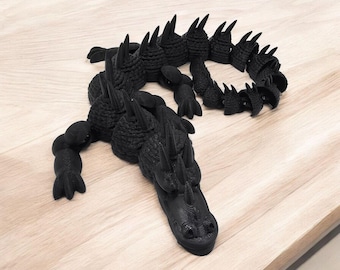 Articulated Reptilian Dragon: Fidget Desk Toy