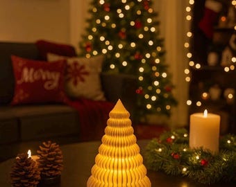 Christmas Tree Tealight Holder | Modern Holiday Decor
