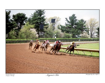 Anyone's Bet Kentucky Fine Art Print Photographed By Price Maples Sr. At Keeneland Racecourse in Lexington, Ky.