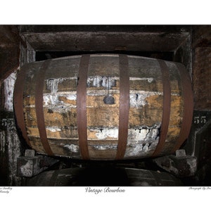 Vintage Bourbon Kentucky Bourbon Fine Art Print Photographed By Price Maples Sr. At Buffalo Trace Distillery In Frankfort, Kentucky