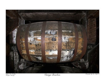 Vintage Bourbon Kentucky Bourbon Fine Art Print Photographed By Price Maples Sr. At Buffalo Trace Distillery In Frankfort, Kentucky