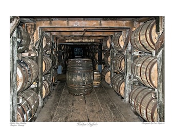 Hidden Buffalo Kentucky Bourbon Fine Art Print Photographed By Price Maples Sr. At Buffalo Trace Distillery In Frankfort, Kentucky