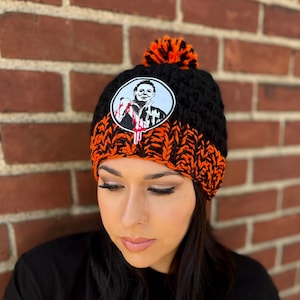 Handmade Custom Halloween Michael Myers The Shape John Carpenter Knit Hat Beanie Horror Movie