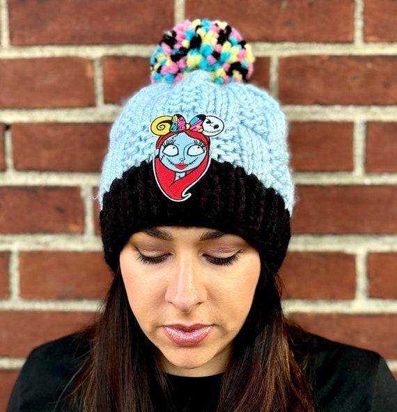 The Nightmare Before Christmas SALLY Halloween Black Hat Handcrafted NEW Disney The Nightmare Before Christmas Sally Patchwork Hat  main image 2