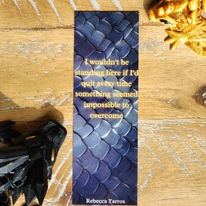 Fourth Wing Inspired Impossible Bookmark