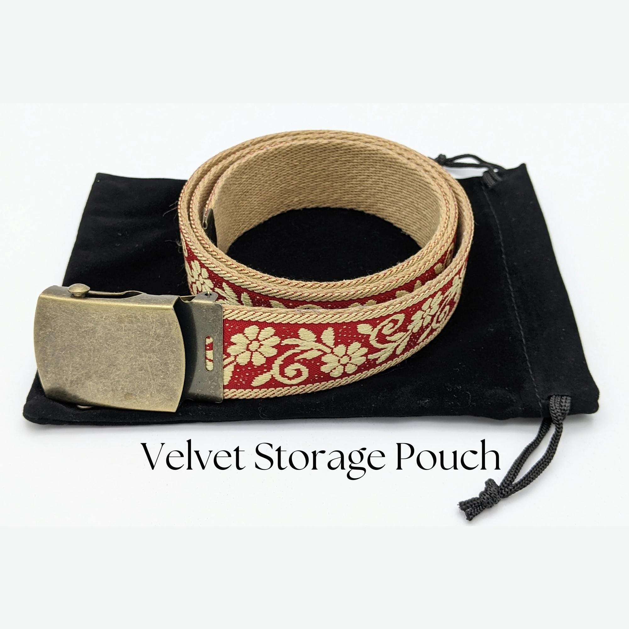 2836 Cotton Jacquard Floral Designer Waist Belt Fashion Vintage Reversible Jacquard Belt - Etsy main image 4