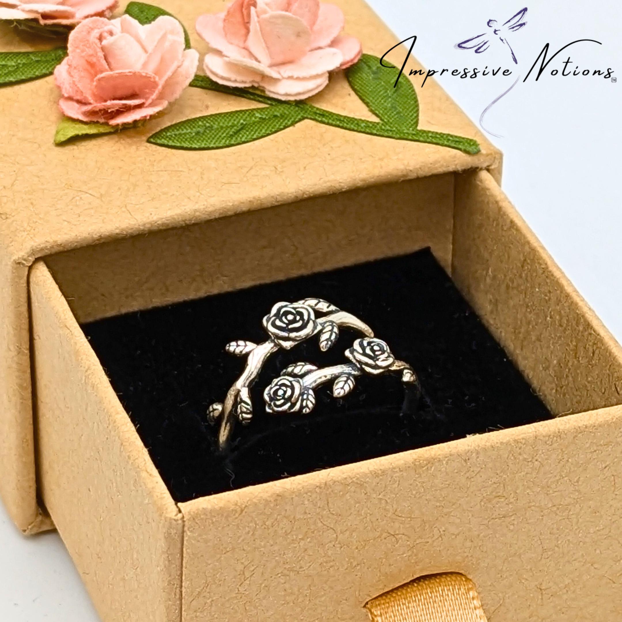 [韓国人気ジュエリー] nff rose bud ring Rose Bud Ring - Etsy