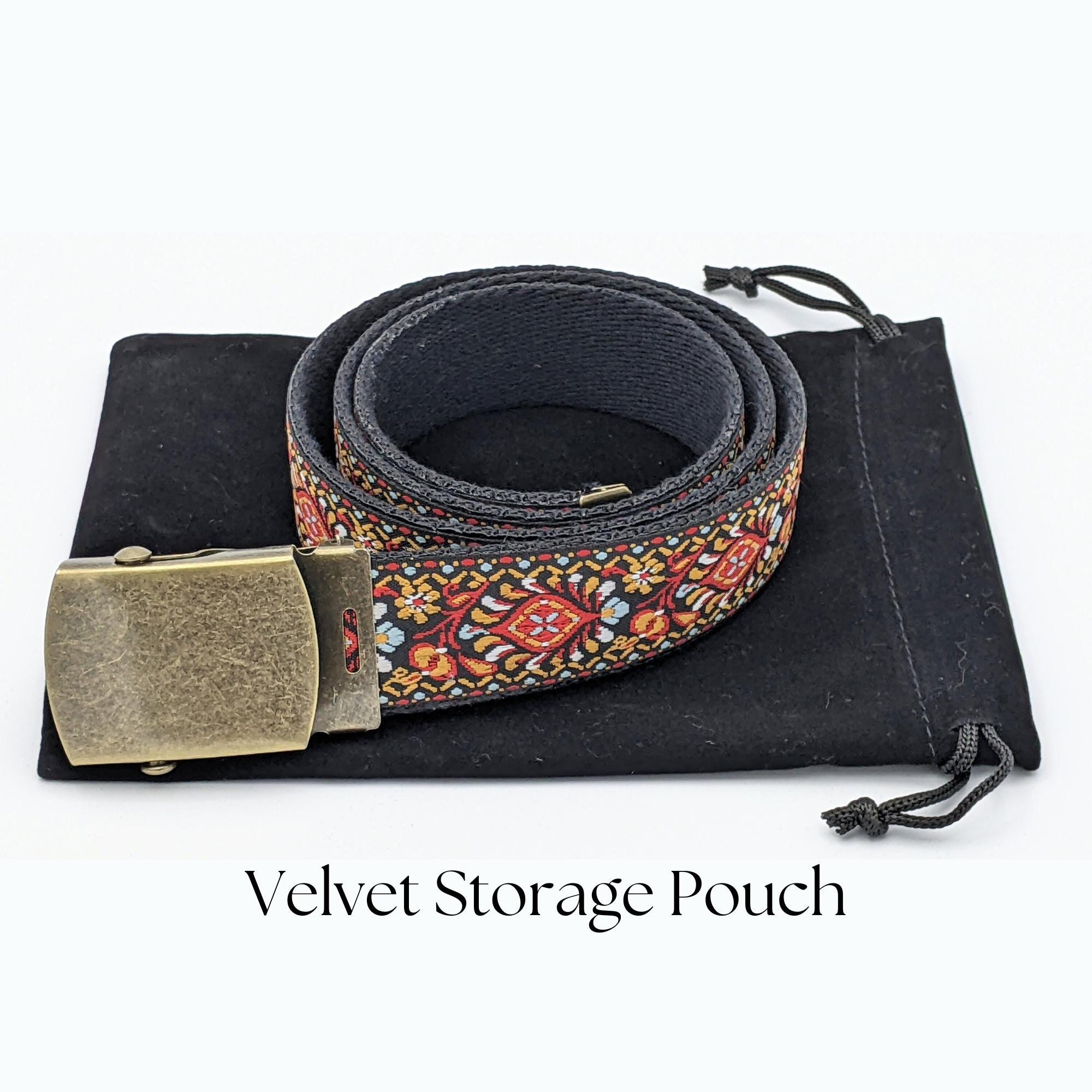 5339 Cotton Jacquard Floral Designer Waist Belt Fashion Vintage Reversible Jacquard Belt - Etsy main image 3