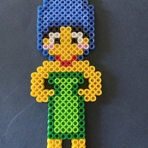 Marge Simpson Iron Bead Art