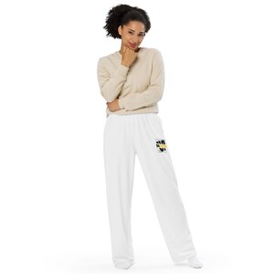 All-over print unisex wide-leg pants