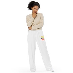 All-over print unisex wide-leg pants