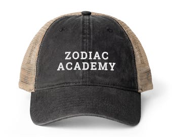 Gorra de camionero de Zodiac Academy – Accesorio para lectores de Romantasy
