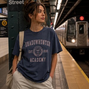 ShadowHunter Academy Garment-Dyed T-shirt image 3