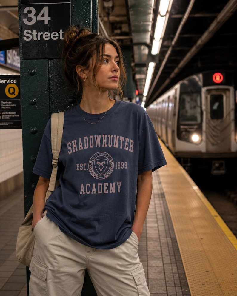 ShadowHunter Academy Garment-Dyed T-shirt image 3