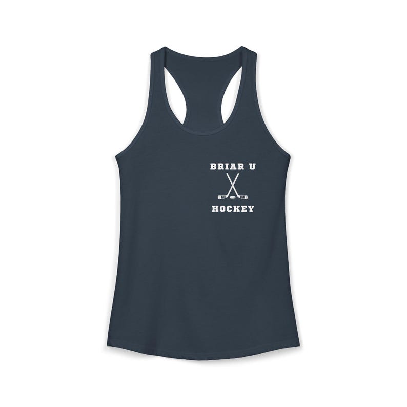 Camiseta sin mangas Briar U Hockey Racerback / Ropa de BookTok para lectores de novelas románticas imagen 3