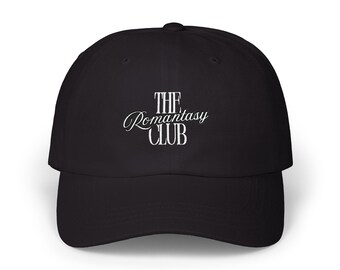 Gorra Romanticasy Club / Logotipo bordado, gorra de béisbol negra