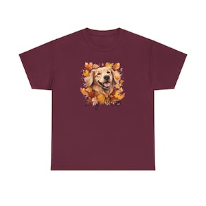 Dog Mom Lab T-Shirt, Dog mom t-shirt, Lab mom shirt, Fall Dog shirt, Dog with leaves, Labrador t-shirt, Cute dog mom shirt, Cute dog