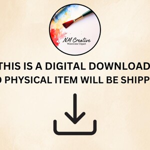 Puede incluir: Un aviso de descarga digital con el texto "THIS IS A DIGITAL DOWNLOAD NO PHYSICAL ITEM WILL BE SHIPPED" y una flecha apuntando hacia abajo dentro de un cuadrado.