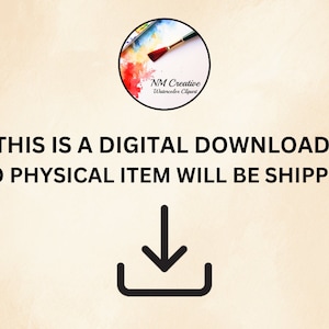 May include: A digital download graphic with a white background and black text that reads "THIS IS A DIGITAL DOWNLOAD NO PHYSICAL ITEM WILL BE SHIPPED". A black downward arrow icon is below the text.