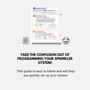 Hunter X2 Kurzanleitung - Printable | Sprinklerregler Handbuch | Fehlersuche PDF | Sofort Download Bild 5