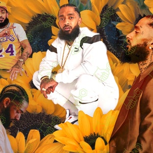 Nipsey Hussle and Sunflowers
