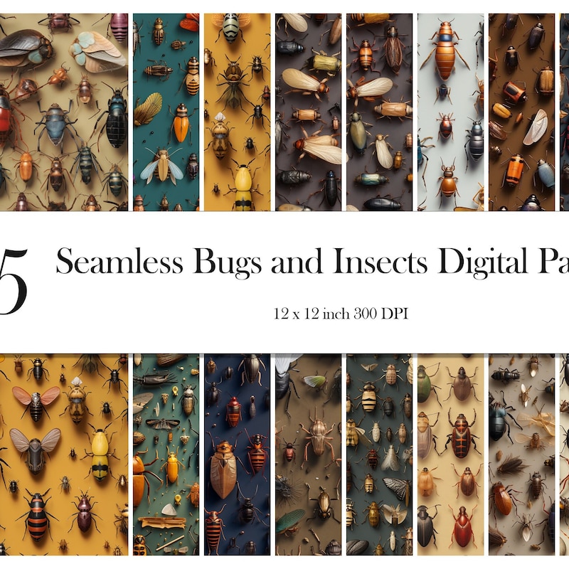 Insects Paper - Etsy