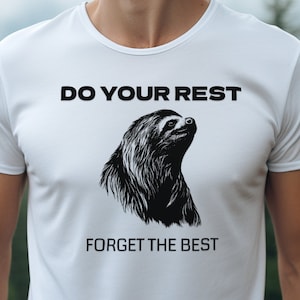 Do Your Rest Forget the Best SVG PNG PDF Monochrom Schwarzer transparenter Hintergrund. Kommerzielle Nutzung. Sofort Download digitale Datei