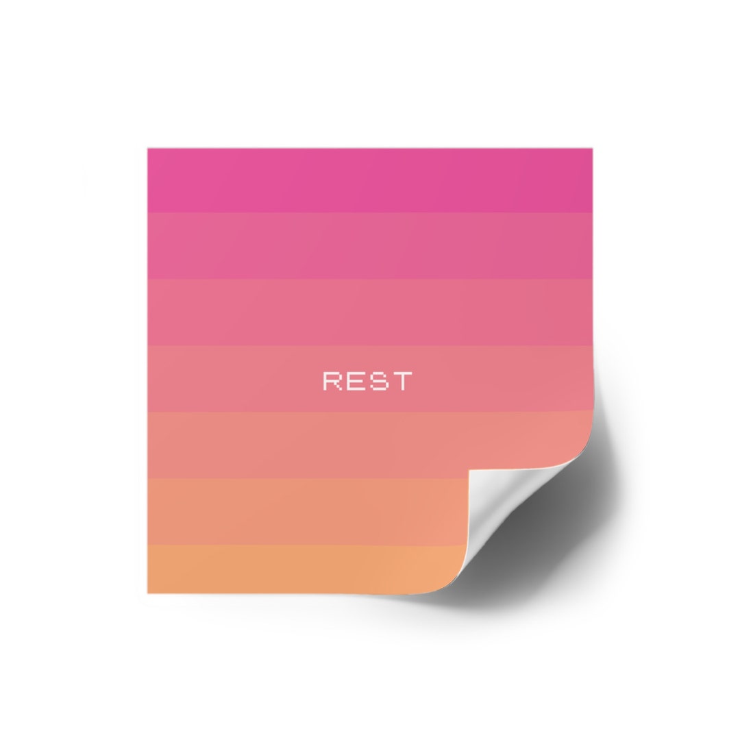 Rest Stickers Rest Sticker - Etsy