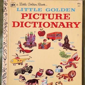 Little Golden Picture Dictionary | 1977 Thirty-fifth Printing (original copyright 1959) | A Little Golden Book