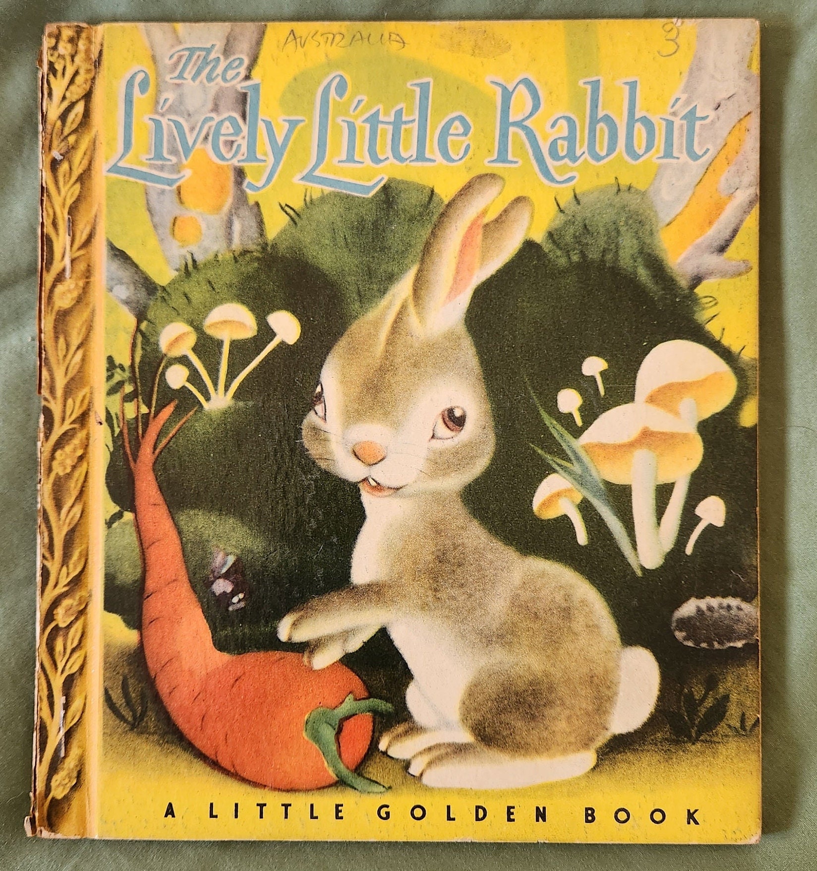 Rabbit Lively The Lively Little Rabbit | 1943 | A Little Golden Book | (sandpiper ...