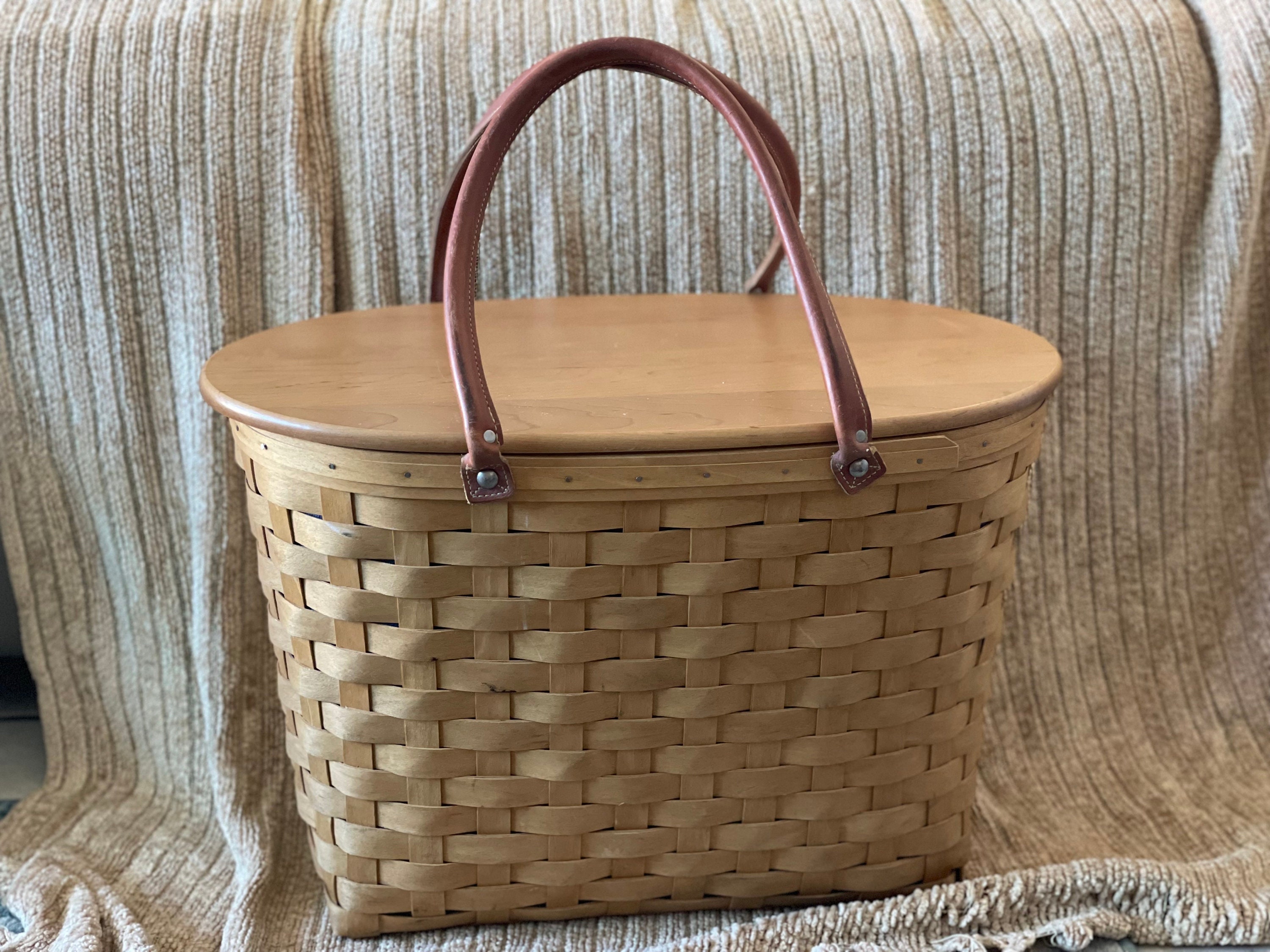 Longaberger Basket, 2002 Good Ol Summertime Large Boardwalk Basket