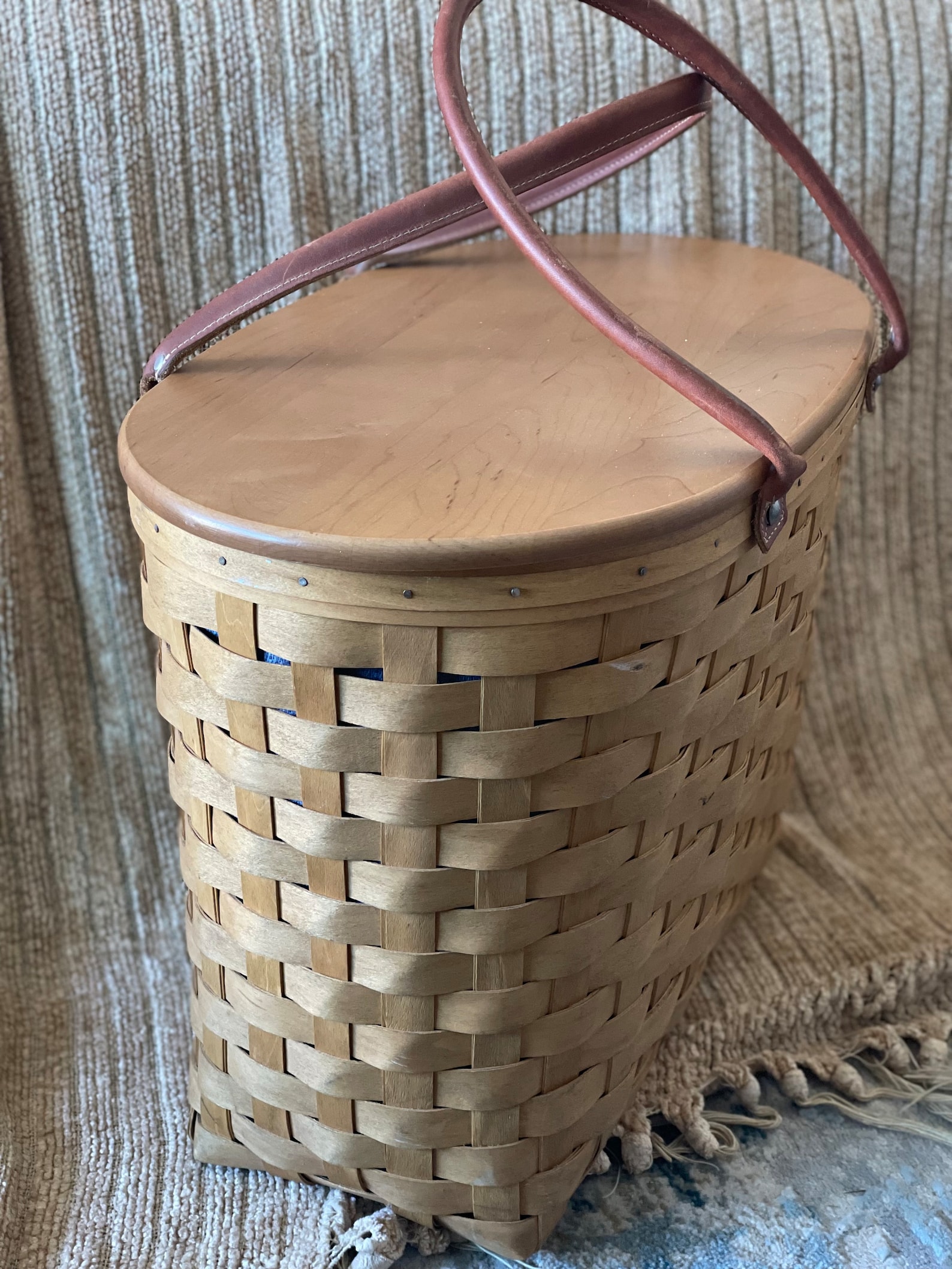 Longaberger Basket, 2002 Good Ol Summertime Large Boardwalk Basket