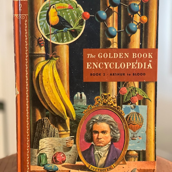The Golden Book Encyclopedia | Book 2 - Arthur to Blood by Bertha Morris Parker | 4th Printing (1960)