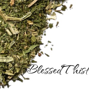 BLESSED THISTLE Organic Herbs Tea, Incense, Remedies, Natural ,Herbal Leaf ,Spiritual Metaphysical Witchcraft Gift