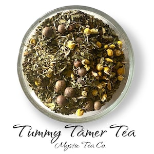 TUMMY Tamer, Stomach troubles, Artisan Handmade Tea, Vegan Health, Herbal Tea, Weight  Management, Healthy Food, all Organic Herbal Recipe