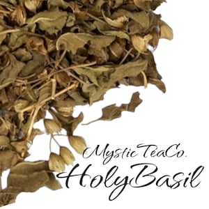 HOLY BASIL / Tulsi Organische Kräuter, Tee, Weihrauch, Heilmittel, Natürliche, Kräuterblätter, spirituelle Metaphysische
