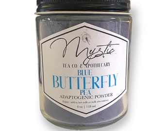 Blue Butterfly Pea Powder: Herbal Moon Milk Tea (4oz)